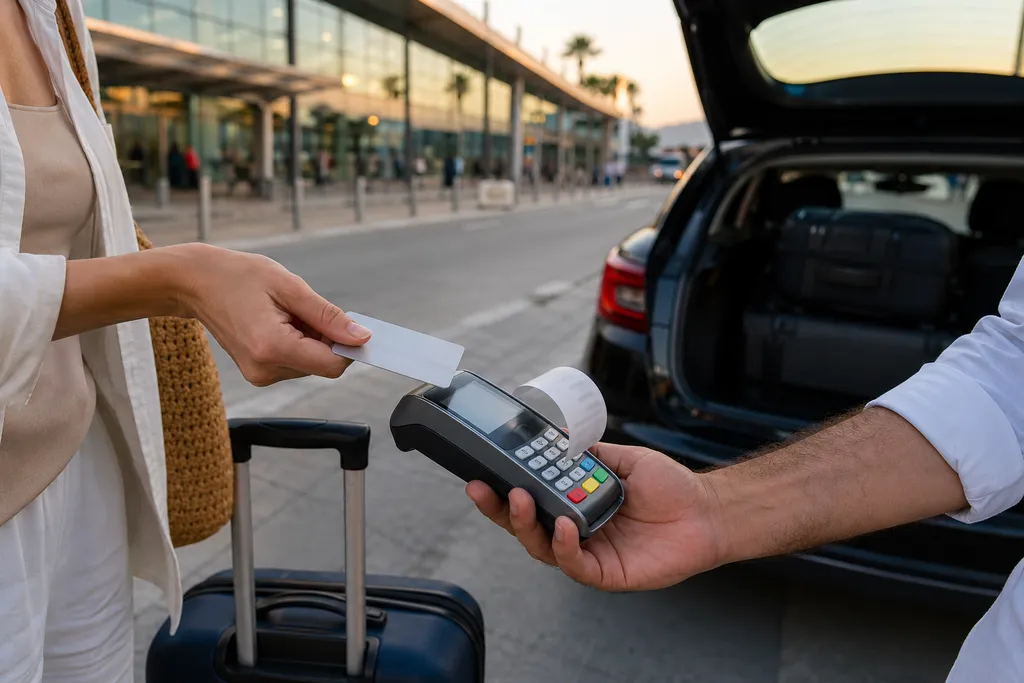 Как оплатить трансфер из аэропорта Анталии картой: предоплата, валюта и чек