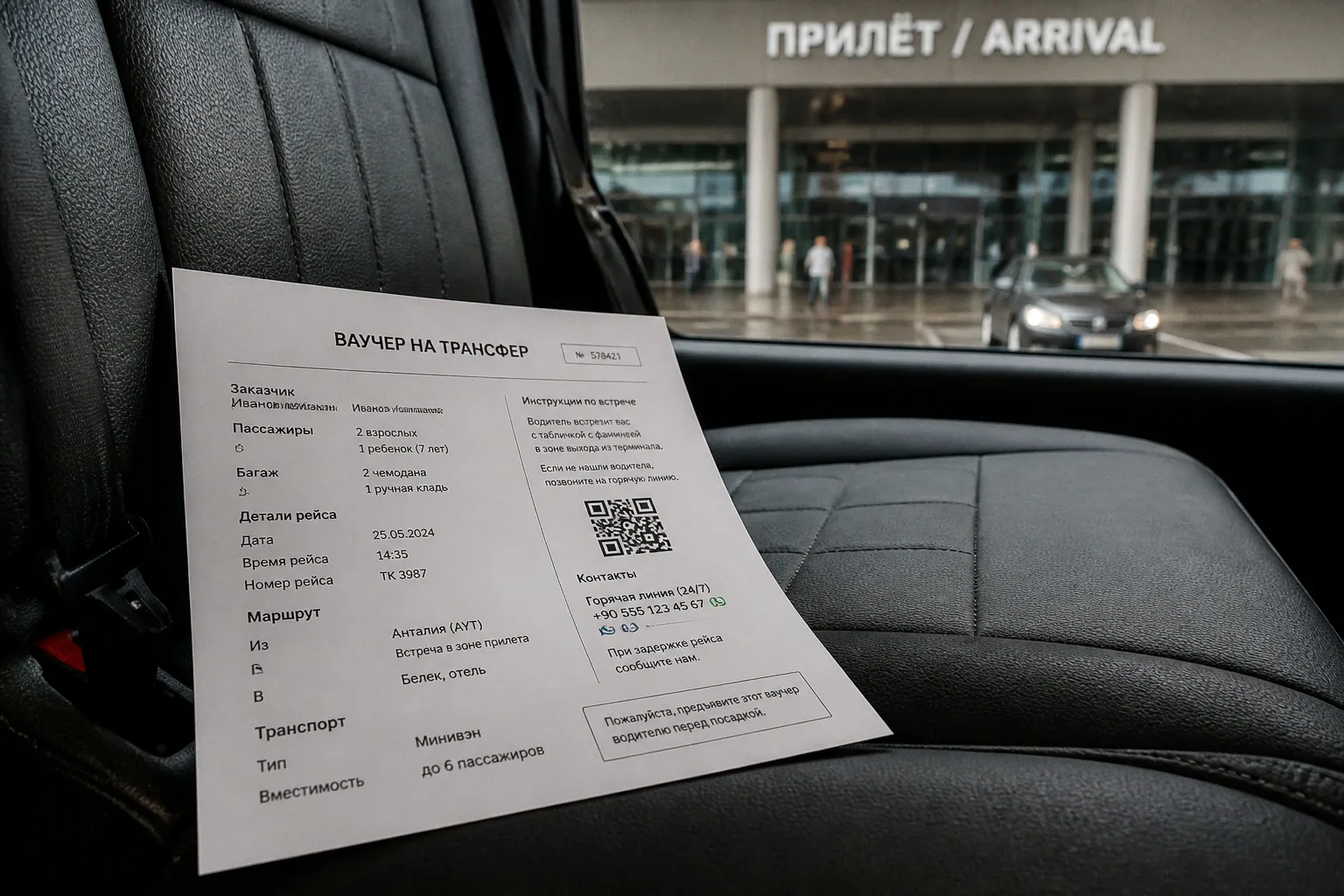 Туристический ваучер на трансфер: что это и зачем он нужен